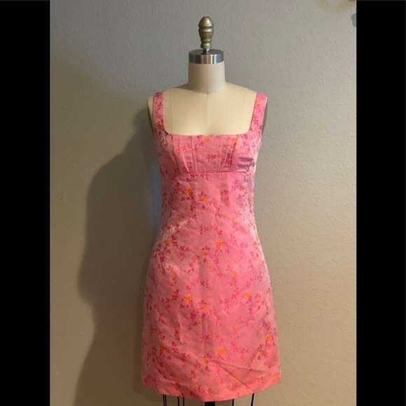 Nanette Lepore Dresses Pink Brocade Dress​​​​​​​​​ - Picture 8 of 9